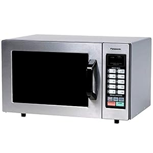 Panasonic Countertop Commercial Microwave Oven with 10 Programmable Memory and Touch Screen Control, 1000W of Cooking Power – NE-1054F – 0.8 Cu. Ft (Stainless Steel)