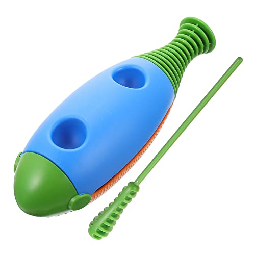 Canight 2Pcs Percussion Hand Shape Plastic Toy Training Guiro Percussiontoy Education Band Toddler With Fish Musical Adults For Enlightenment Sticks Beginners Tool Professional And #TOP6