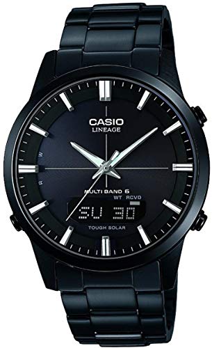 Casio HerrenArmbanduhr Analog-Digital Quarz massives Edelstahl LCW-M170DB-1AER