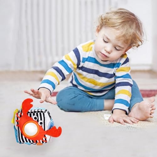 Animales de peluche cubo sensorial para regalo de primer cumpleaños 5