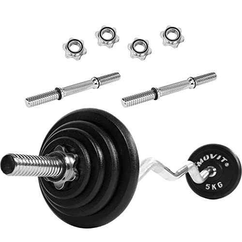 MOVIT SZ Curl-Hantelset PRO 30kg 40kg oder 70kg, mit Sternverschlüssen +...