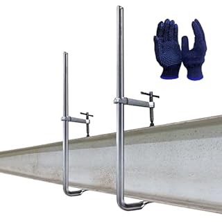 KARRYTON 2-Pack Heavy Duty 24"(600x120mm) F-Clamp w/ 4-3/4" Throat Depth, Bar Size 1"x15/32", 1400LB Clamping Force, Drop Forged Steel Bar Clamps for Wood, Metal, Pipe, Welding and DIY Projects