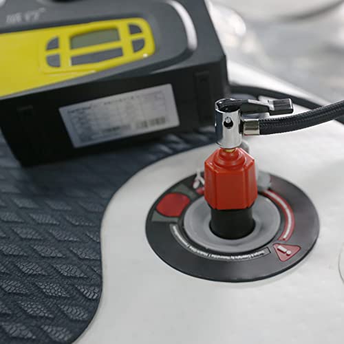 image for Vashly Inflatable Boat SUP Pump Adaptor Air Pump Converter with 4 Nozz