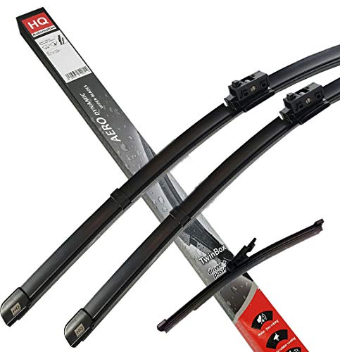 HQ Automotive Wiper Blades for Mercedes Seria Glc X253 (2015-2018) Front Rear Kit, Adm22-221|Hq13F