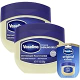 Vaseline 100% Pure Petroleum Jelly, Original Skin Protectant, 13 Oz (Pack of 2)