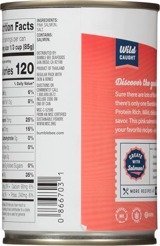 Bumble Bee 8660012331 Canned Pink Salmon, 14.75 Oz Can thumb #4