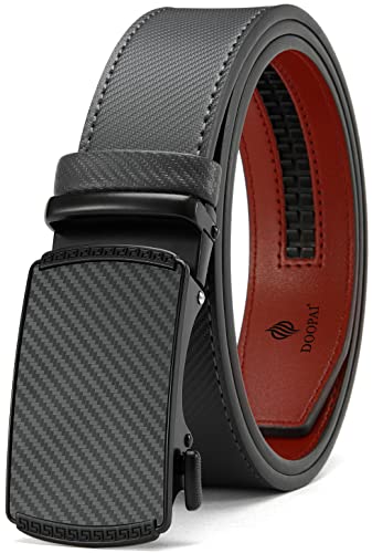 Image of Men's Leather Ratchet Belt, 1 3 /8 inch Wide, Cut-to-Fit
