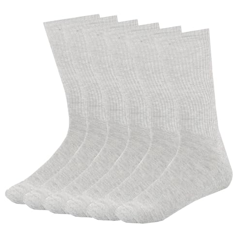 Men Cotton Crew Socks Soft Comfortable Thin And Breathable on Top Durable Double Layer Cushioned Reinforced Sole.