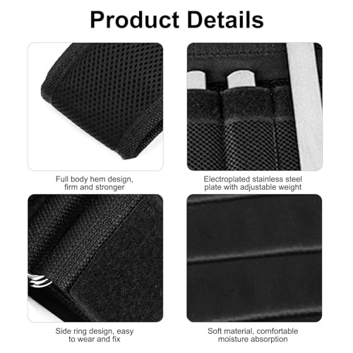 KDAMGOQE Weighted Shirt, Weighted Vest for Men Women UP to 35KG Vest Breathable Shirt with 32 Weight Pocket Padded Strength Training Weight Vests, No Weights, Running sports - Image 4
