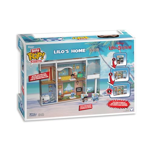 Pack 2 Figurines Funko Bitty Pop Boxes Lilo & Stitch Lilo’ Home - vue 5
