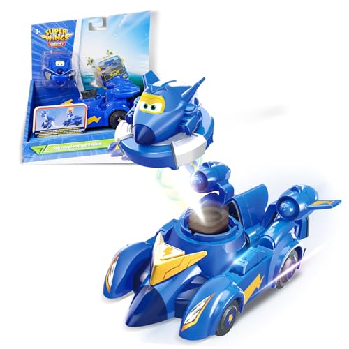 Super Wings Jerome 5 vehículos de carreras para niños miniatura 1
