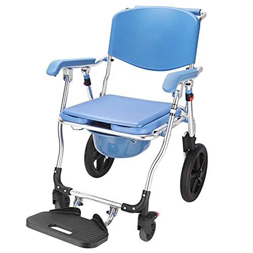 Z-SEAT Manueller Rollstuhl für Behinderte und ältere Menschen, Transportstuhl Reiserollstuhl, Manueller Rollstuhl mit Toilette, einfach zu Falten und aufzubewahren Cover