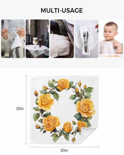 Servilletas de Tela Cuadradas Pack x4 20x20 in miniatura 5