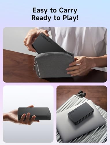 JSAUX Game Card Case for Nintendo Switch 2 (2025), Switch OLED & Lite, 40-Slot Hard Shell Storage Holder for 40 Game Cartridges & Micro SD Cards, Compact Travel Gaming Card Organizer Box - Black - Image 6