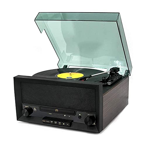 TAISK Platine Tourne-Disque Bluetooth, Tourne-Disque phonographe Vintage 3 Vitesses avec Haut-parleurs intégrés Cadeau… - Les Beatles, Paul McCartney, John Lennon, RIngo Starr, George Harrison TAISK Platine Tourne-Disque Bluetooth, Tourne-Disque phonographe Vintage 3 Vitesses avec Haut-parleurs intégrés Cadeau…