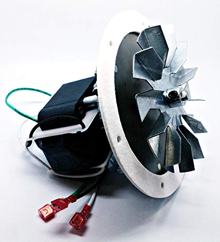 Quadra Fire Pellet Stove Combustion Exhaust Fan Motor Kit - MADE IN USA -  Pellethead, 812-3381 / 812-4400 / Univcomb Kit
