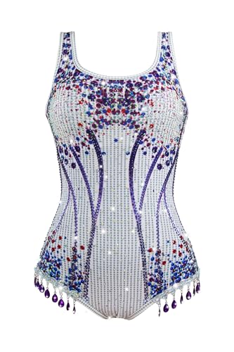 Body de lentejuelas para mujer y niña, talla 11-12 miniatura 2