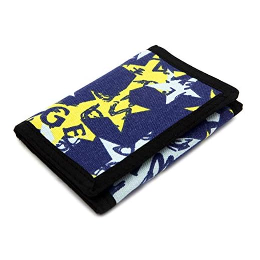 Cartera de Lona para Deportes al Aire Libre con diseño de Camuflaje RFID Estrella Azul Small