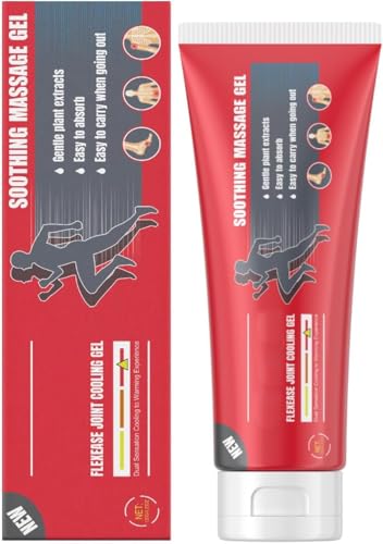 Joint Gel Soothing Massage Cream Joint Relief Massage Gel Rapid Cream Rapid Muscle Cream for Knee Lumbar Neck Hand and Foot 4.23oz (1pc)