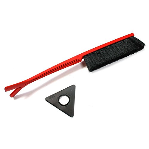 Audi Original Eiskratzer mit Schneebesen Schaberklinge Winter Kratzer 80A096010A, Rot