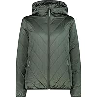 CMP - Giacca da donna in nylon con cappuccio fisso, Mineral, 48