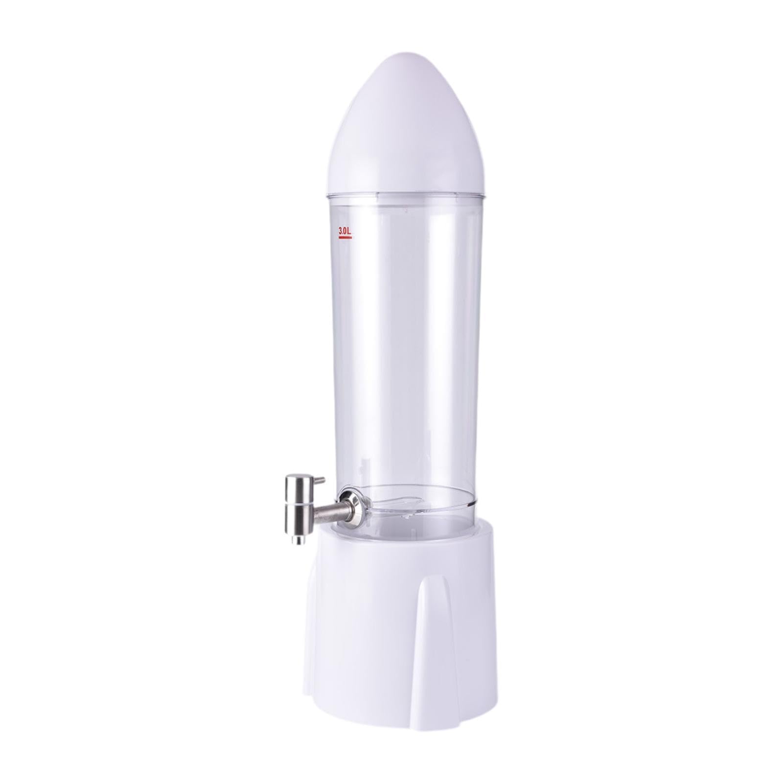 Dispensador de cerveza de torre elegante con iluminación recargable