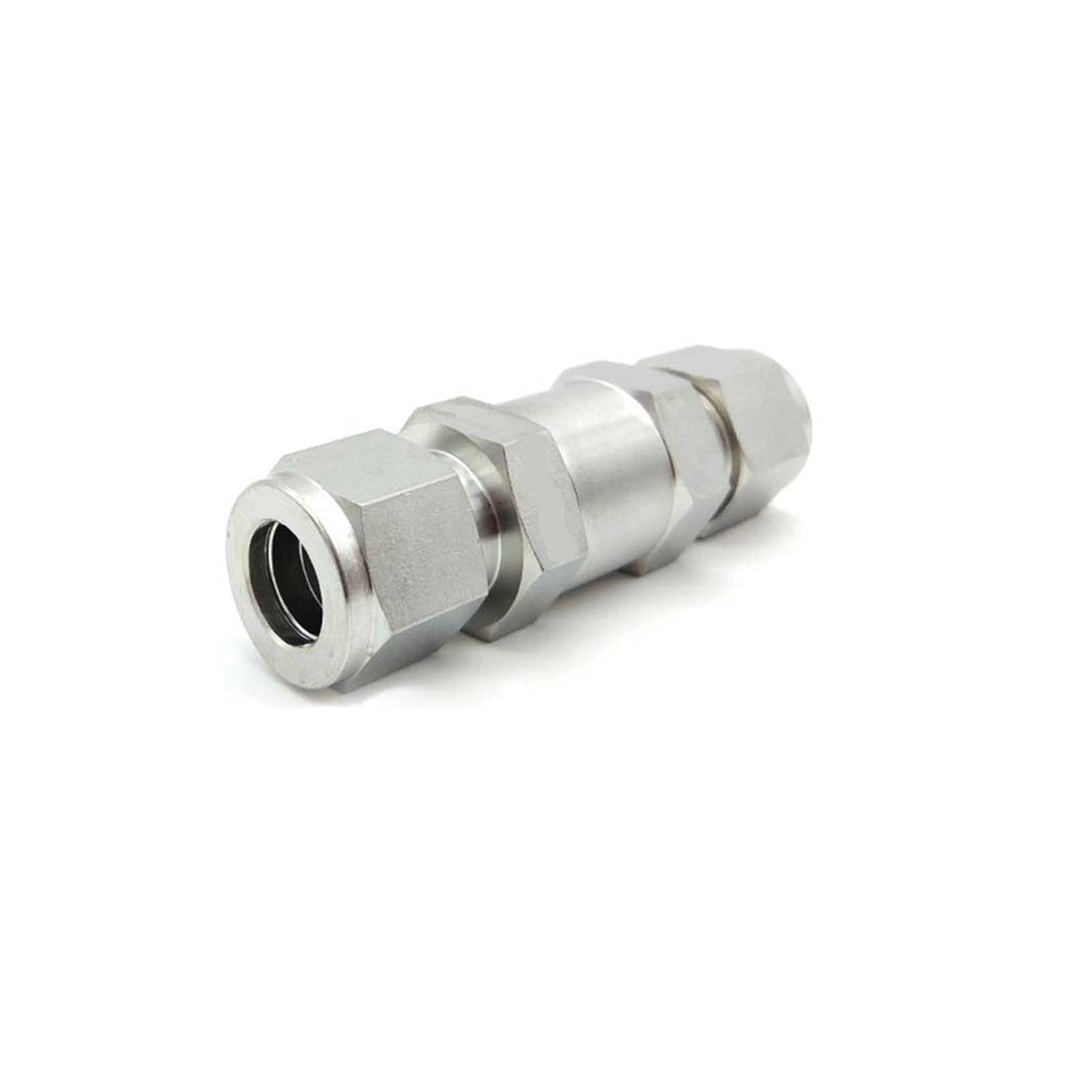 DOLUNTO Válvulas de retención CV-OD/F Mini En Línea válvula de retención 6000 PSI Acero Inoxidable 316L 1/8 1/4 3/8 1/2 3/4 Pulgadas SS válvula de retención (Specification : CV 01F NPT 1/8)