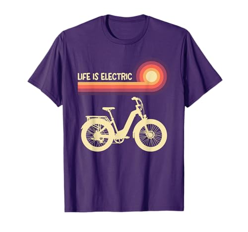 E-Bike Life is Electric EBikes Funny E-Bikers T-Shirt
