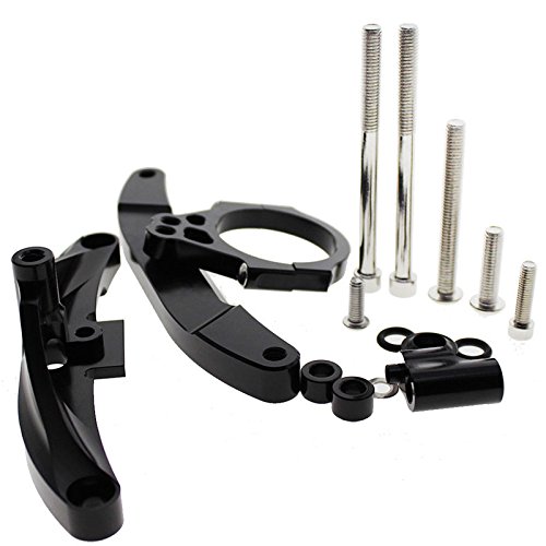 Amortisseur direction moto CNC avec kit fixation pour FZ1 Fazer 2006-2015