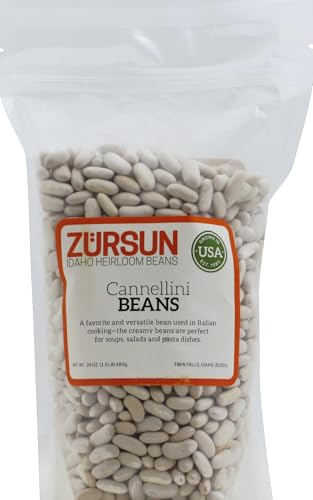Zursun Heirloom Dry Cannellini Beans 24 oz