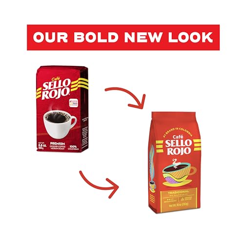 Image of Cafe Sello Premium Colombian Coffee | Smooth & Flavorful | Low Acidity, No Bitter Aftertaste | 100% Colombian Medium Roast Ground Coffee | Cafe de Colombia | 16 Ounce (Pack of 3)