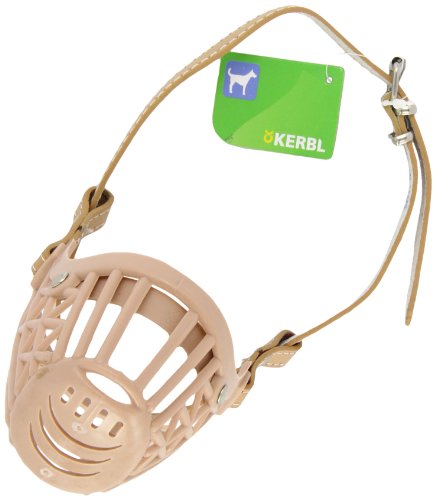 Kerbl Pet Maulkorb Kunststoff Größe 3 U 24cm, Korbtiefe 6cm, braun