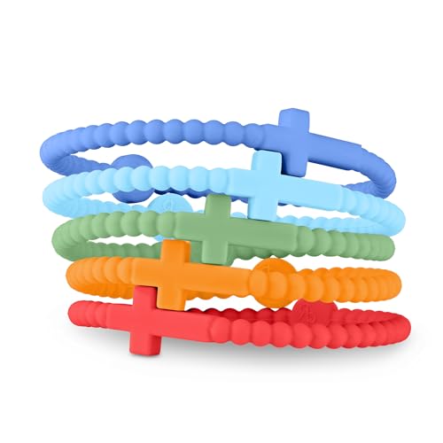 Image of Ryan & Rose Jesus Bracelets - Cross Silicone Bracelet