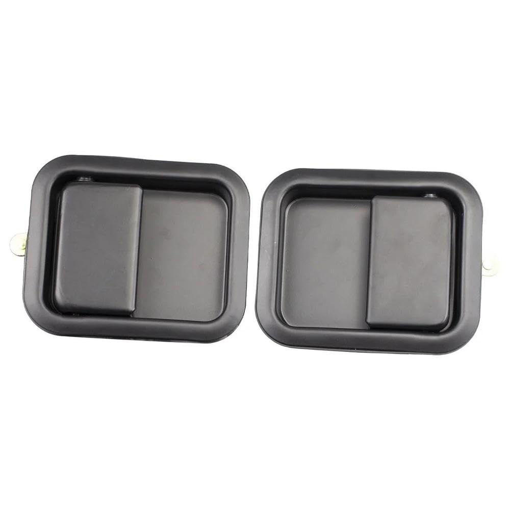 SXQPOCAR Car Exterior Door Handle Kit LH & RH Side for Jeep Wrangler 1987-2006 for Jeep CJ 1976-1986 55176477AB 55176476AB Replacement Parts