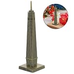 COHEALI World Trade Center Statue Metal New York Building Replica Sculpture Desktop Retro Tourist Souvenirs Collectible Figurines for Home Office 11cm - Image 5