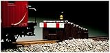 LGB – Gartenbahn Prellbock mit Beleuchtung – L10310, Zubehör für Anlagenbau, Gleissperrsignal, Gleismaterial, für gerade Gleise, Spur G