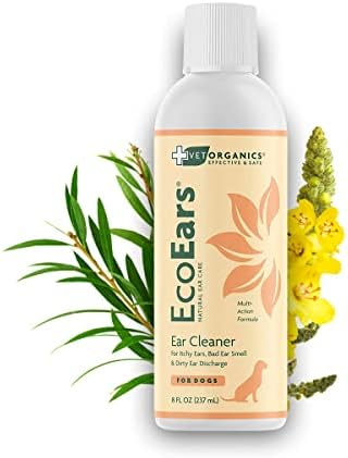 EcoEars Dog Ear Cleaner. Natural Multi-Action Formula. For Itch, Head Shaking, Discharge & Smell. Naturally Cleanses Away Common Problems. 100% Guaranteed