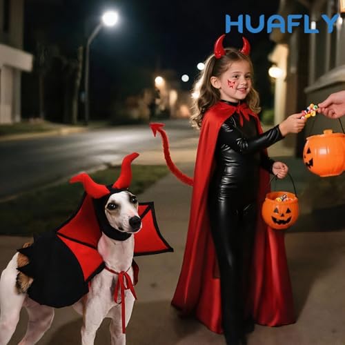 Disfraz Vampiro Para Perros y Gatos Huafly miniatura 6