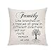 VAVSU Family Like Rami su Un Albero We all Grow in direzioni Diverse, ma Le nostre Radici rimangono Come Una Sola Biancheria copricuscino Federa Cuscino Federa Divano Biancheria da Letto Decorazione