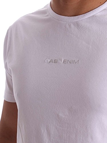 Gas Jeans Scuba T-Shirt, Bianco, X-Large (Taglia