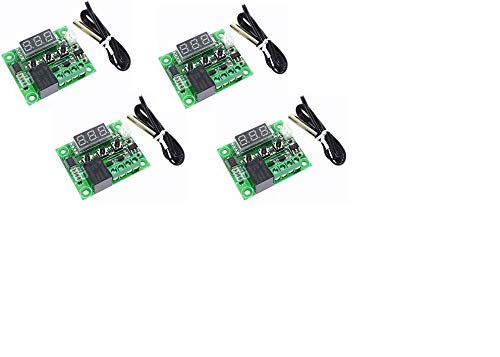 Indoreach Robotics W1209 Digital LED DC 12V + NTC Sensor heat cool temp thermostat temperature switch Module On/Off Controller electronic Board DIY PACK OF (4) (B08L5B2JGY) Amazon Price History, Amazon Price Tracker