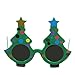 Art the Clown Christmas Tree Glasses,Horror Eyeglasses Cosplay Costume for Halloween Christmas Accessories Props Eyewear