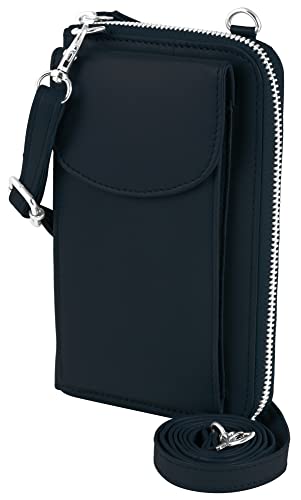 Pochette téléphone moins de 9" en cuir Akzent pour voyager léger les mains libres
