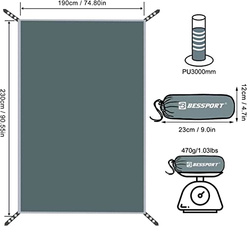 Carpa de Camping Bessport para 3 Personas miniatura 6