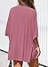 KIRUNDO 2 Piece Sets for Women Summer Lounge Sets Casual Oversized Tshirts Shorts Matching Airport Travel Outfits Postpartum(Pink, X-Large)