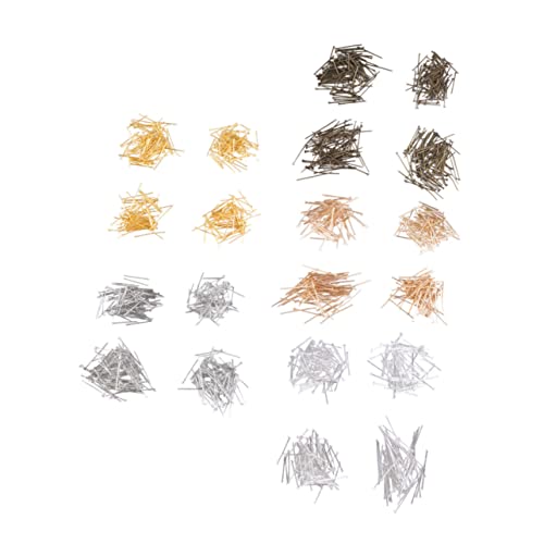 HOODANCOS 4000pcs DIY Jewelry Making Pins Set Flat Head T-Shaped Needles Jewelry Making Kit Assorted Sizes