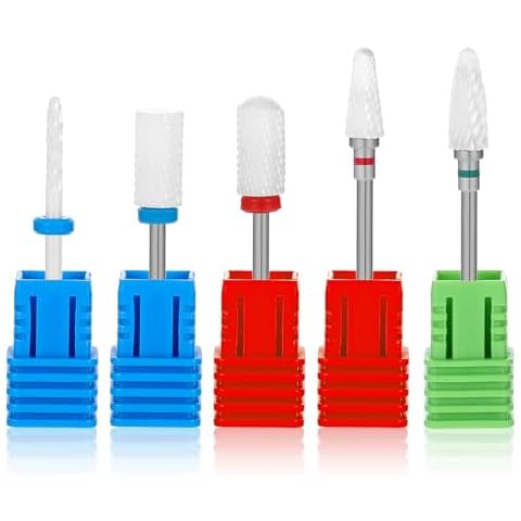 Wanmu Ceramic Nail Drill Bit Set for Manicure Cover