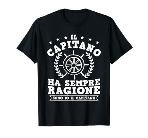 Superbe cadeau en bateau à voile pour un capitaine Timoniere T-Shirt