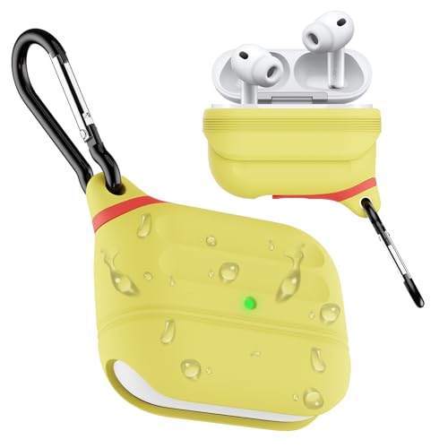 Coque AirPods Pro 3 antichoc pour éviter les rayures - Étui silicone étanche avec clip