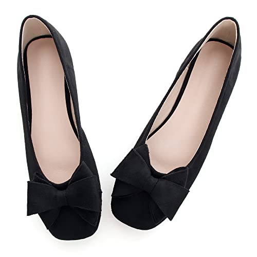 Image of Dear Time Women's Flats Shoes Bowknot Dressy Ballets Loafers Wedding Business Casual Walking Shoes